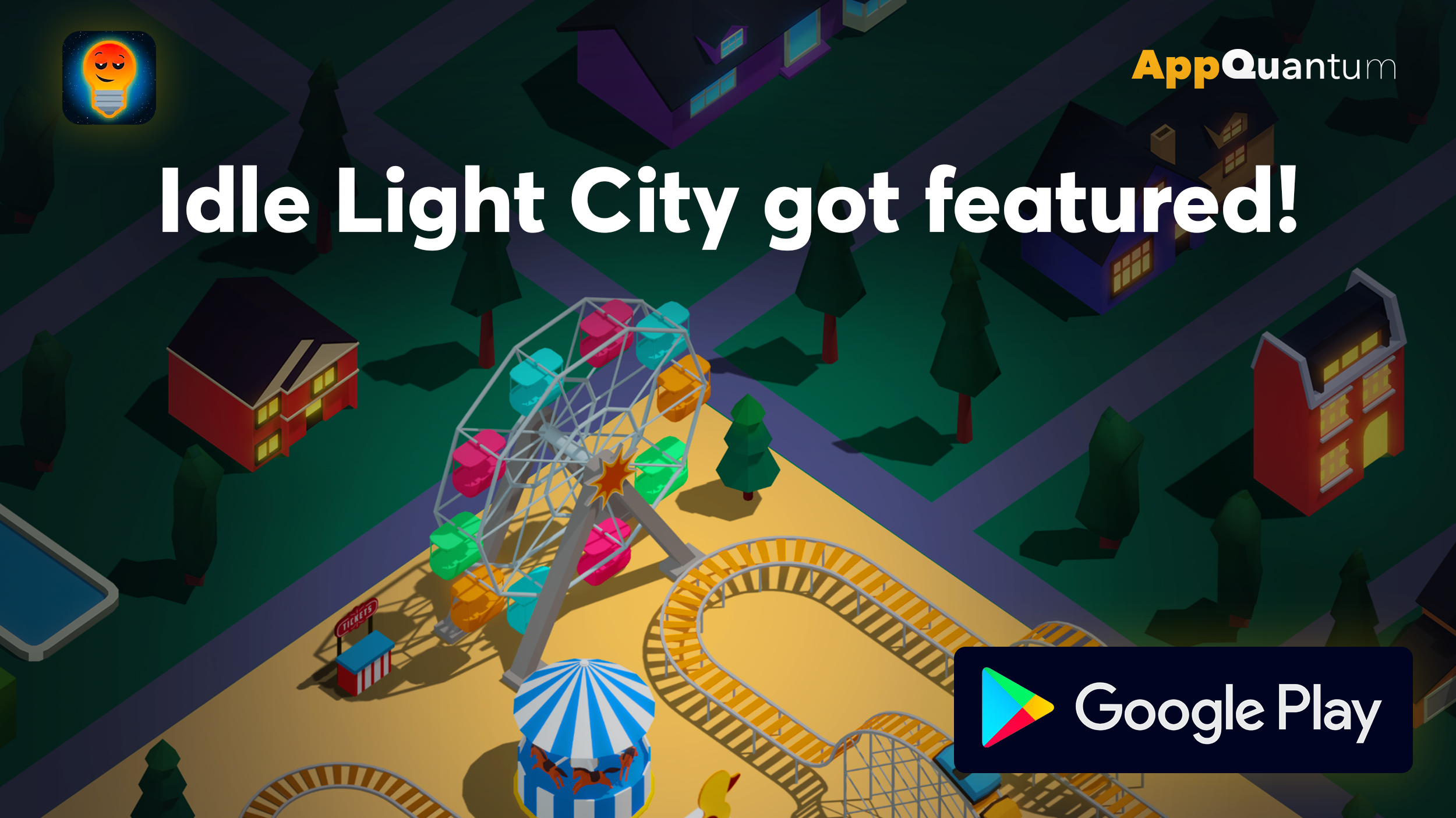Idle Light City Got Featured on Google Play