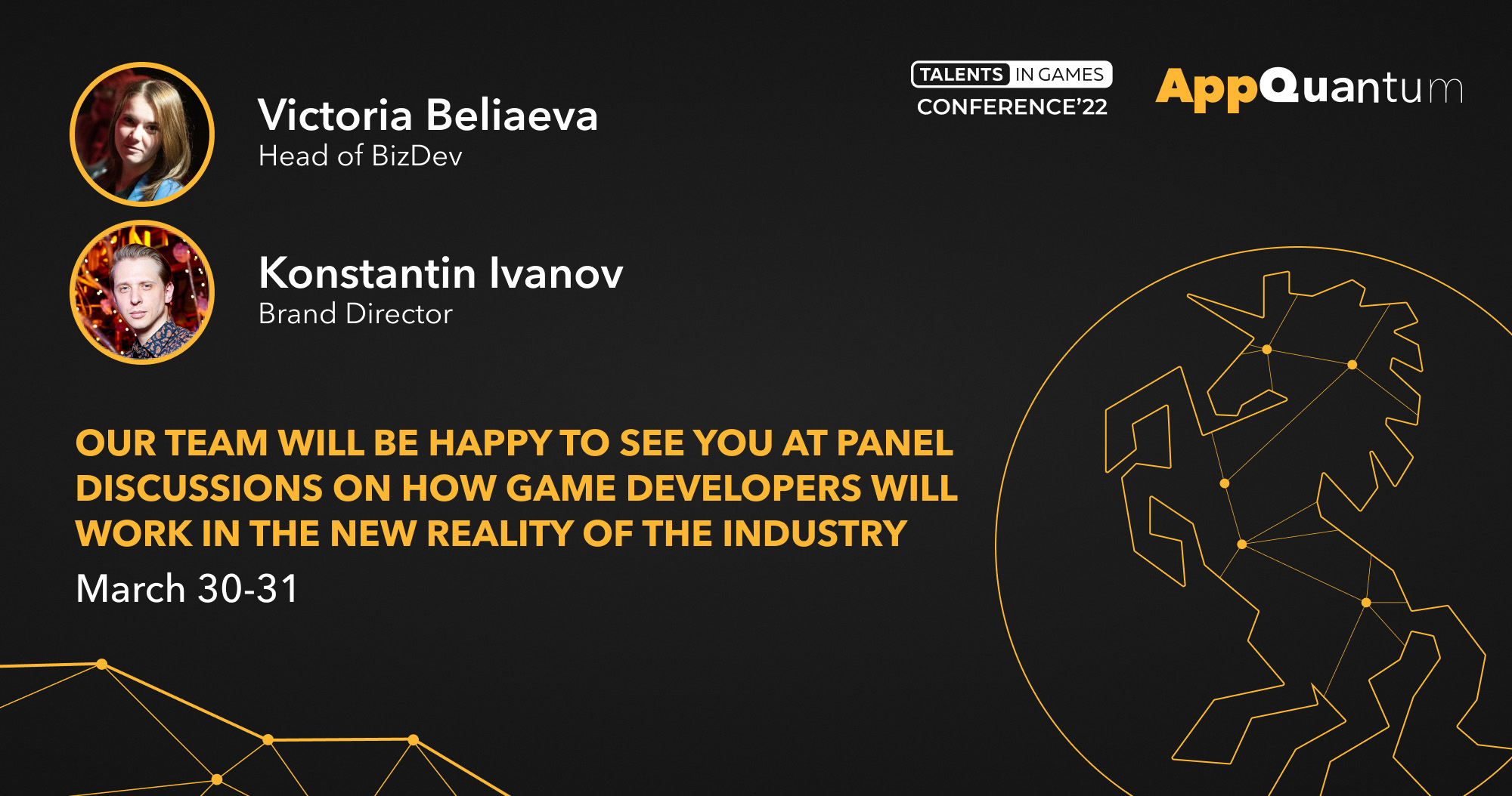 AppQuantum at Talents in Games Online'22! - AppQuantum - Mobile Game  Publisher
